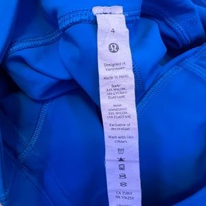 poolside lululemon size 4 leggings